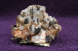 Rock containing minerals
